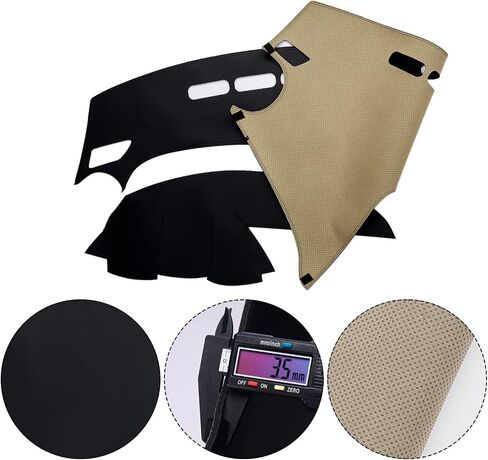 Dashboard Dash Mat Cover Leather Dashboard Pad Sun Protection Compatible for 07-14 Chevy Tahoe Suburban Denali Avalanche GMC Yukon/XL,07-13 Chevy Silverado Sierra in Kuwait