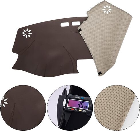 Dashboard Dash Mat Cover Leather Dashboard Pad Sun Protection Compatible for 07-14 Chevy Tahoe Suburban Denali Avalanche GMC Yukon/XL,07-13 Chevy Silverado Sierra in Kuwait