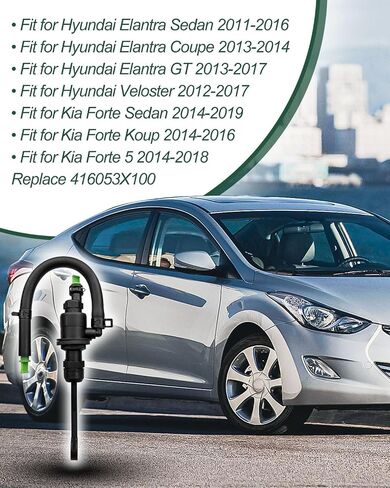 Clutch Master Cylinder Fit for Hyundai Elantra سيدان 2011-2016 كوبيه 2013-2014 GT 2013-2017 Veloster 2012-2017 Kia Forte Sedan 2014-2019 Koup 2014-2016 Forte 5 2014-2018 استبدال 416053x100 in Saudi Arabia