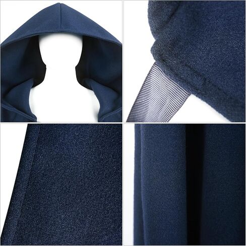 عصر النهضة عباءة مع هود كيب في العصور الوسطى للرجال والنساء هالوين زي in Kuwait