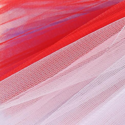 Plus Size 2XL/3XL Women Red White Blue Tutu USA American Flag Tulle Skirt Adult Teens 4th of July Patriotic Costume in Kuwait