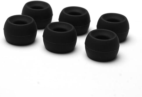 Divinus Velvet Wide Bore Silicone Eartips for 4-6mm Nozzle, Replaceable IEM Earbud Tips with Enhanced Sound Quality and Comfort (M(3 Pairs)) in Saudi Arabia