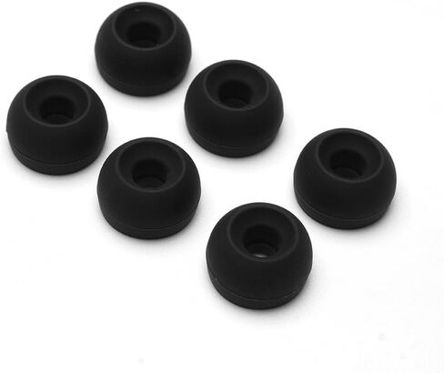 Divinus Velvet Wide Bore Silicone Eartips for 4-6mm Nozzle, Replaceable IEM Earbud Tips with Enhanced Sound Quality and Comfort (M(3 Pairs)) in Saudi Arabia