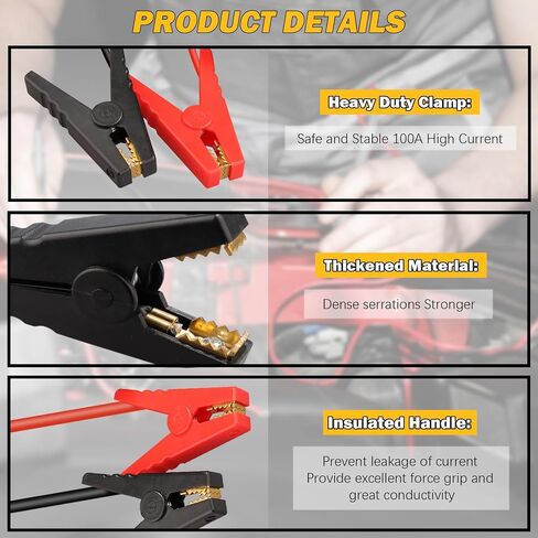 محول مبتفعات Car Jumper لبطارية DeWalt 20V 60V ، كابل 11AWG يتحول إلى معززة Automotive Automotive Cable ، كابل القفز لبطاريات السيارات (بدون بطارية) in Kuwait