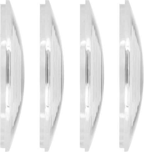 HDBUBALUS FLAT FLAT LIGHT LIGHT LENS COVER 3.25 "Fit for Harley Touring Road King Electra Glides Ultra Glide Road Glide Glide 1986-up 4pc in Saudi Arabia