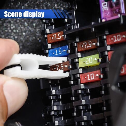 3PCS Car Fuse Puller Tool, Plastic Fuse Extractor Clip for Car Boat Mini Standard Blade Fuses Replacement, Universal Fuses Insertion Removal Tool Auto Maintenance Accessories (Yellow) in Kuwait