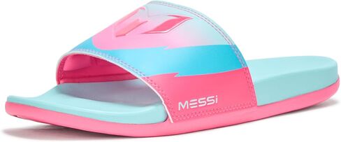 Adidas للجنسين والطفل Adilette Comfort Messi Slide Sandal in Kuwait