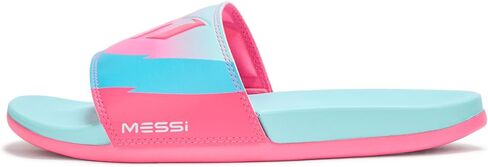 Adidas للجنسين والطفل Adilette Comfort Messi Slide Sandal in Kuwait