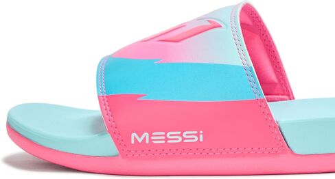 Adidas للجنسين والطفل Adilette Comfort Messi Slide Sandal in Kuwait