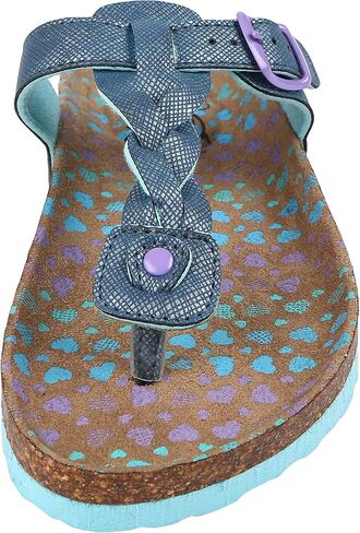 Northside Girl's Dina Open Toe Cork Sandal Slide in Saudi Arabia