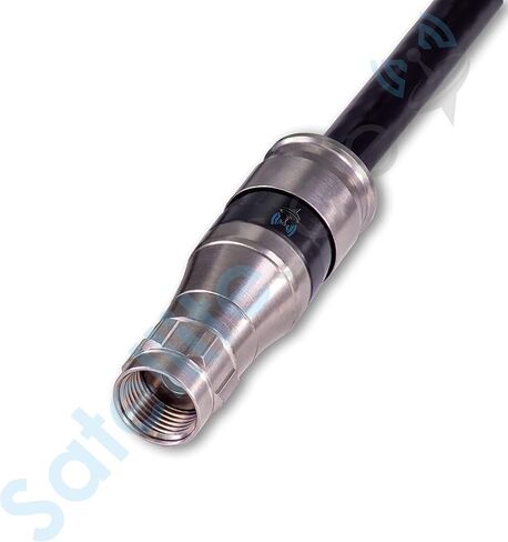 SatelliteSale Indoor/Outdoor Fittings Coaxial Connectors for RG-11 Coax Cables Pack of 4 Pcs in Kuwait