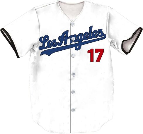 5/17/50 Stripes Baseball Jersey القمصان القصيرة الأزرار in Kuwait