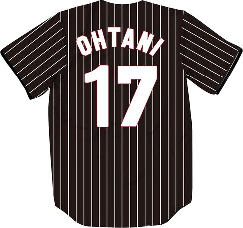 5/17/50 Stripes Baseball Jersey القمصان القصيرة الأزرار in Kuwait