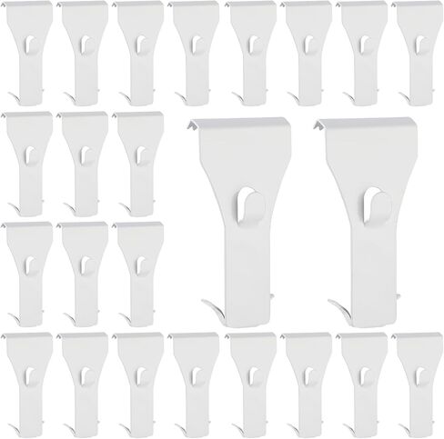 Ripeng Brick Wall Clips for Hanging Outdoors Metal Hooks Brick Picture Hangers Fit 2-1/4 to 2-3/8 inch Wall Siding Hooks Mount to Brick Without Drilling for Outside Home Decor(Bronze, 8 Pieces) in Kuwait