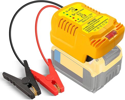 محول مبتفعات قفزة السيارات لبطارية DeWalt 20V 60V ، 11 Gauge Car Battery Jump Starter ، كابلات معززة للسيارات الشاقة للبطاريات التي تبدأ بالموت أو الضعيف ، محرك حتى 3.5 لتر in Kuwait