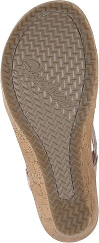 Skechers Women's Beverlee Dromazing Charm Wedge Sandal in Saudi Arabia