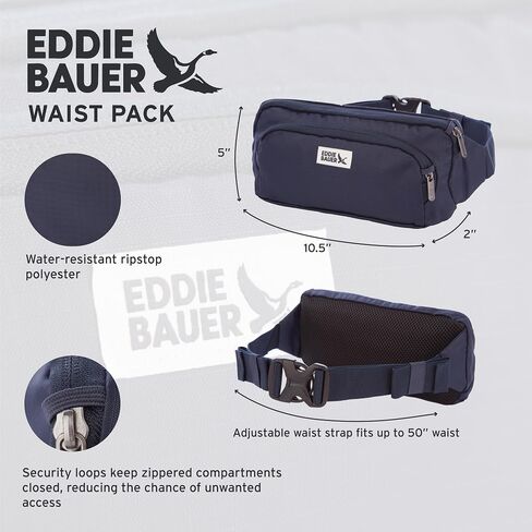 Eddie Bauer Multipurpose RFID-Blocking Lightweight Travel Waistpack Bag in Saudi Arabia