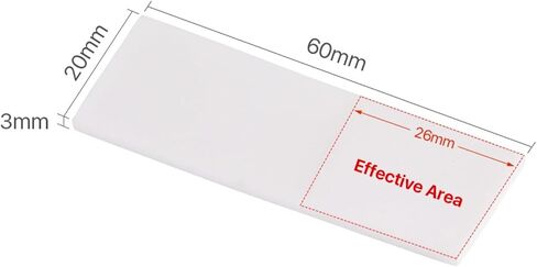 Cloudray IR Laser Detector Card Ceramic Plate 2.4 * 0.8 * 0.12inch Alignment Tool Visulizer Detector Display Board Card for 900-1100nm Type B in Saudi Arabia