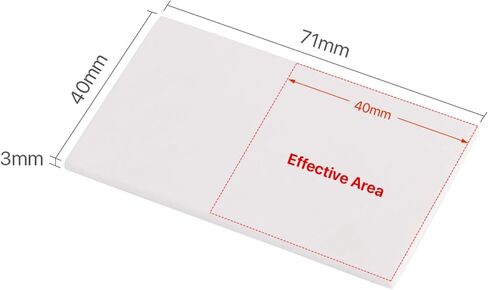 Cloudray IR Laser Detector Card Ceramic Plate 2.4 * 0.8 * 0.12inch Alignment Tool Visulizer Detector Display Board Card for 900-1100nm Type B in Saudi Arabia