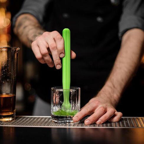 8 Pieces Muddler for Cocktails Plastic Muddler Drink Muddler 8 Inch Bar Muddler Tool Set Mojito Fruit Muddler for Home Ice Crusher Bartender Bars Accessories in Saudi Arabia