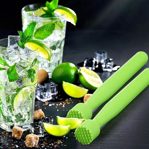 8 Pieces Muddler for Cocktails Plastic Muddler Drink Muddler 8 Inch Bar Muddler Tool Set Mojito Fruit Muddler for Home Ice Crusher Bartender Bars Accessories in Saudi Arabia