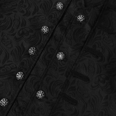 Mens Steampunk Medieval Jacket Pirate Viking Renaissance Costume Gothic Victorian Halloween Coats in Saudi Arabia