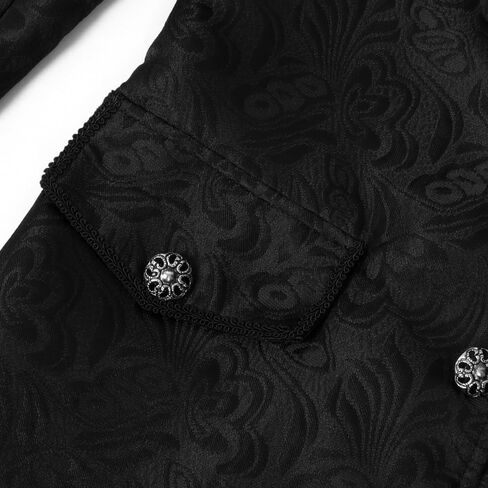 Mens Steampunk Medieval Jacket Pirate Viking Renaissance Costume Gothic Victorian Halloween Coats in Saudi Arabia