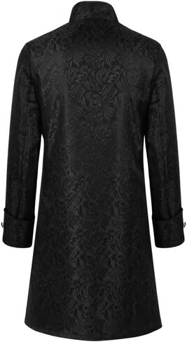 Mens Steampunk Medieval Jacket Pirate Viking Renaissance Costume Gothic Victorian Halloween Coats in Saudi Arabia