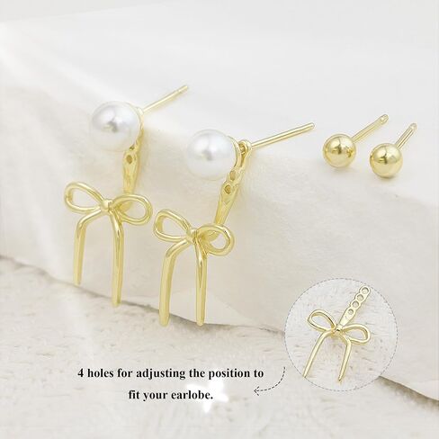 Smileblele 2 Pairs x Gold Stud arocrings مجموعة ، أقراط لذيذة للنساء ، حلق بسيط بسيط ، أقراط ذهبية 16K للنساء العصرية in Kuwait