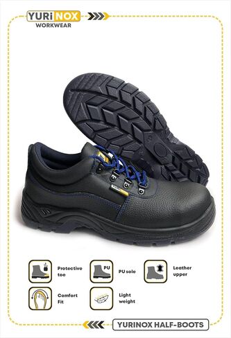 Half-Boots Unionshoes - Composite Safety Toe - Lightweight and Durable - Utility Work Half-Boots for Construction and Warehouse in Saudi Arabia