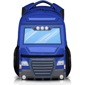 Train School Backpack Gifts for Kids Boys Students, Back to School Essentials Gifts, 17" Lightweight Train Bookbag with Adjustable Straps for Kindergarten Primary Elementary