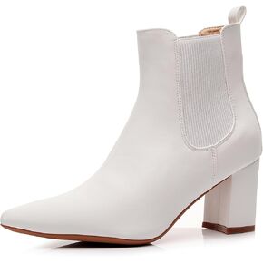 VenusCelia Women's Retro Chelsea Ankle Boots