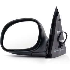 For Ford F-150 1997 98 99 00 2001 Door Mirror Passenger Side | Unpainted | Power | Non-Heated | Regular/Super Cab | Replacement For F75Z 17682 JAA | FO1321134