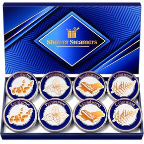 Dad Gifts for Fathers Day from Daughter Son Wife:Shower Steamers for Men, Shower Bombs Aromatherapy with Natural Essential Oils, Relaxation & Self Care Birthday Gifts for Men Husband Him