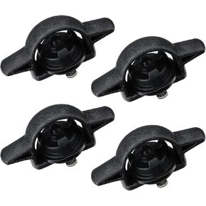 4 PCS Single Bed Cleat, PT 278-35112/PT 278-35160 Tie Down Bed Cleat for Toyota Tacoma 2005-2021 and for Tundra Heavy Duty Cargo Box Anchor Replacement for Jeep Gladiator Ram Rail System