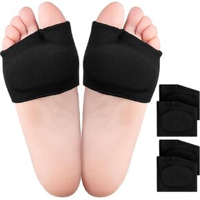 Metatarsal Pads for Women & Men 2 Pack - Gel Cushioned Orthotic Inserts, Ball of Foot Pain Relief for Metatarsalgia, Morton's Neuroma, Metatarsal Support Pads for Women Men (2 Pairs)
