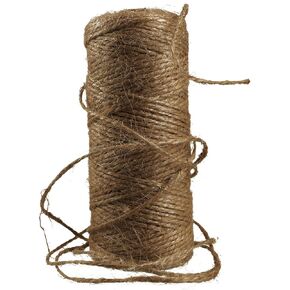 Jute Twine String 328 Feet，Christmas Twine ，Packing String，Packing String for Gift Wrapping Craft Projects Gardening Decoration and Home Decor for Climbing Plants