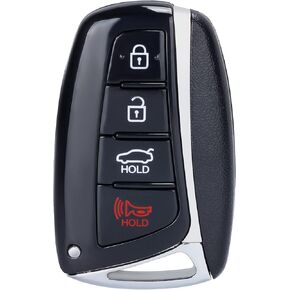 Keyless Entry Remote Key Fob Replacement for Hyundai Santa Fe 2013 2014 2015 2016 2017 2018 315MHz 4 Buttons (FCC ID:SY5DMFNA04 PN: 95440-4Z200)