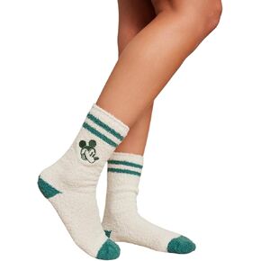 Barefoot Dreams CozyChic Unisex Mickey Athletic Crew Socks
