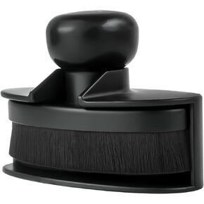 Car Tire Shine Applicator, Automotive Tire Shine Brush, Auto Tire Dressing Applicator Brush for Auto Detailing & Car Wash Kit, with Stand (1pcs, Black)