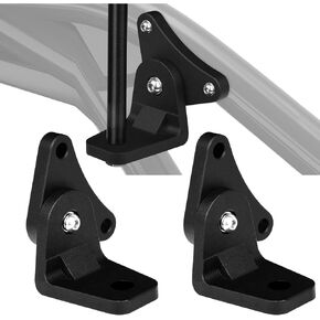 Whip Flag Mount for Mavericks X3 Can Am, 360° Adjustable UTV Mounting Brackets for Flag, Let Light, Antenna Go Pro, Rear Pillar Mounting Bracket for CAN AM Maverick X3 (2pcs Black)