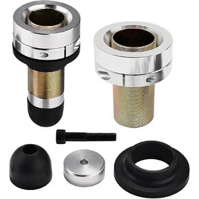 A Pair Front Adjustable Coil Over Spacer System Kit 2200 Acos Compatible with Jeep Cherokee XJ/Comanche MJ/Grand Cherokee Zj/Wrangler TJ LJ