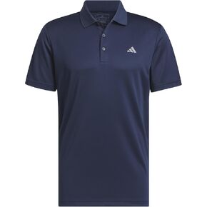 Adidas Mens Core Performance Primegreen Polo Shirt - Customizable Performance for Golfers M Collegiate Navy