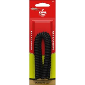 KIWI Style Boingz Laces, No-Tie, Black, One Size