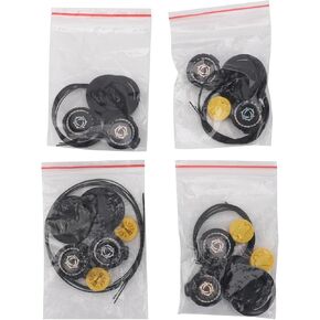 Pongnas 4 مجموعات أربطة أحذية مشبك دوارة ، سلك فولاذي مرن بدون أربطة حذاء حذاء قفل TIE TIELESS