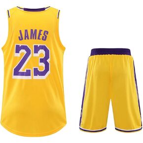 Men's Basketball Jersey Set Sleeveless Tank Top Sports Segment Shorts Set