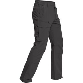 CARWORNIC Men's Quick Dry Tactical Hiking Pants Flex Water Resistant Lightweight Outdoor Fishing Cargo Work Pants 9 Pockets