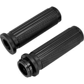 1 inch Handlebar Grips 25mm Aluminum Defiance Hand Grips Compatible with Harley Touring Softail Dyna Sportster XL883 1200 XR VRSC
