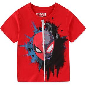 MARVEL Spider-Man Miles Morales Boys Shirt Sleeve T-Shirt for Big Kids