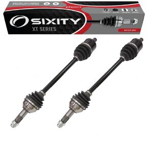 2 pc Sixity XT Rear Left Right Axles compatible with Can-Am Defender DPS HD10 HD8 Mossy Oak Hunting Edition XT-P MAX XT CAB 2016-2021